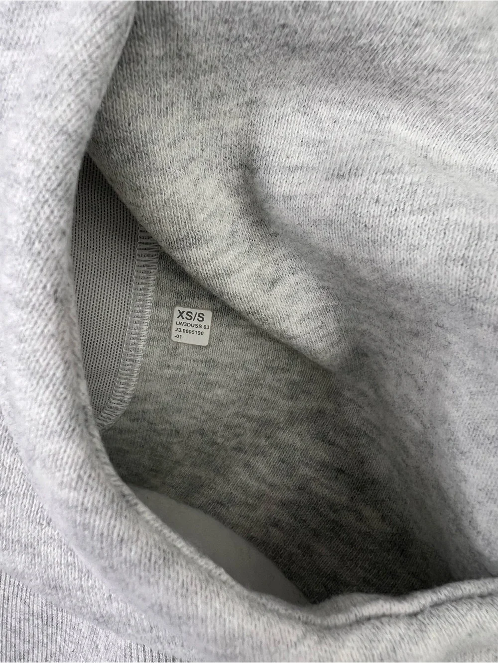 Lululemon Scuba Oversized Hoodie Heather Gray Half Zip Fleece Pullover XS/S